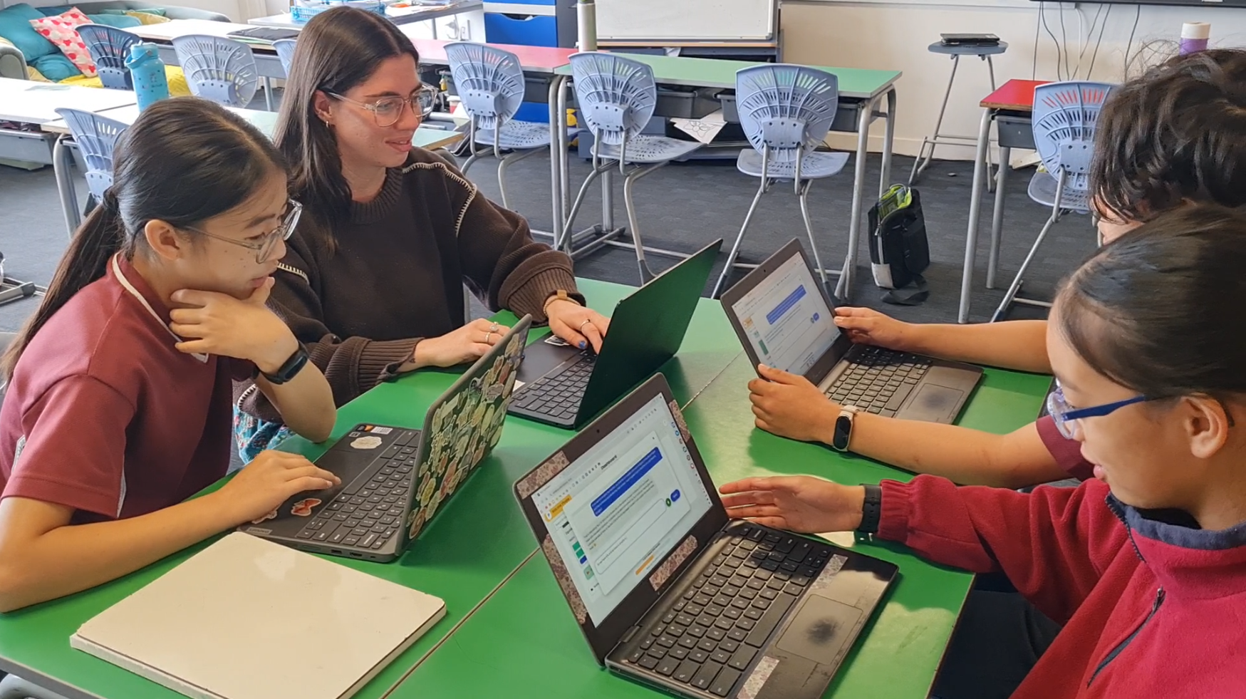 Students using Prolerus platform